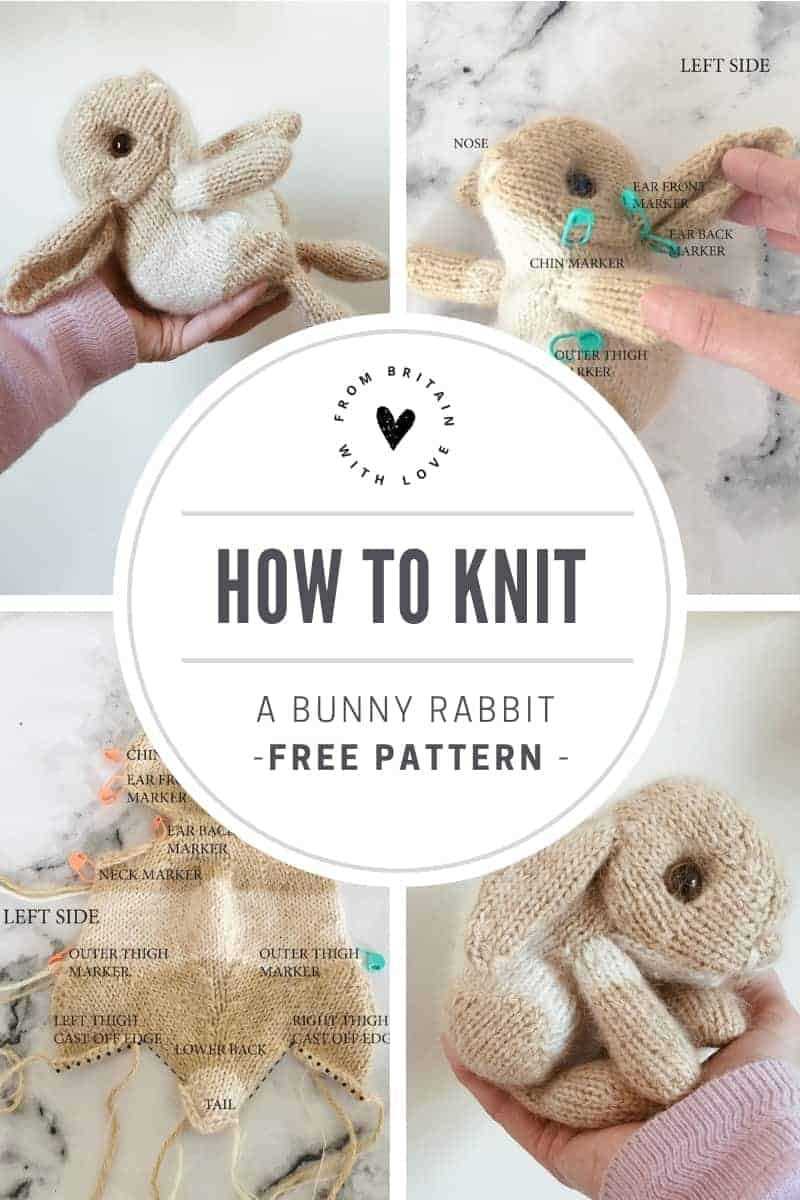 Free knitting free knitted bunny pattern
