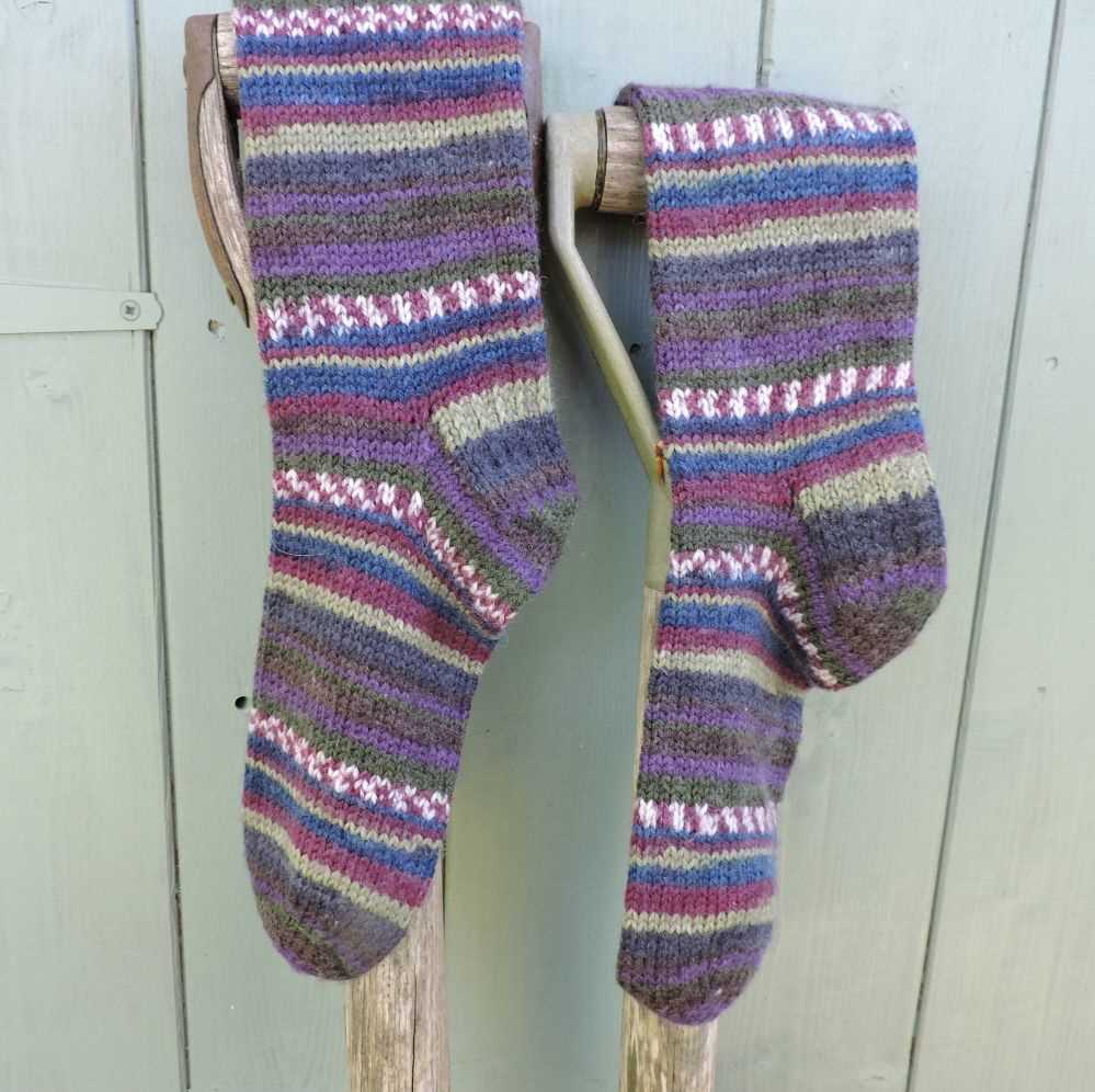 Free knitting pattern for socks on 4 needles