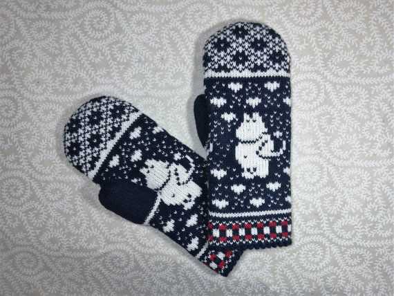 Free knitting patterns mittens adults