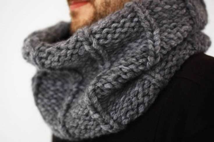 Free mens cowl knitting pattern