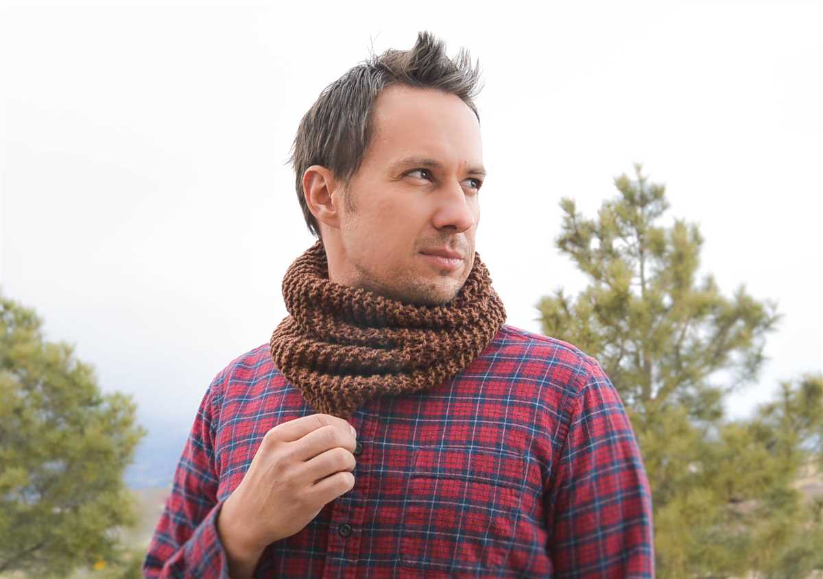 Free mens cowl knitting pattern