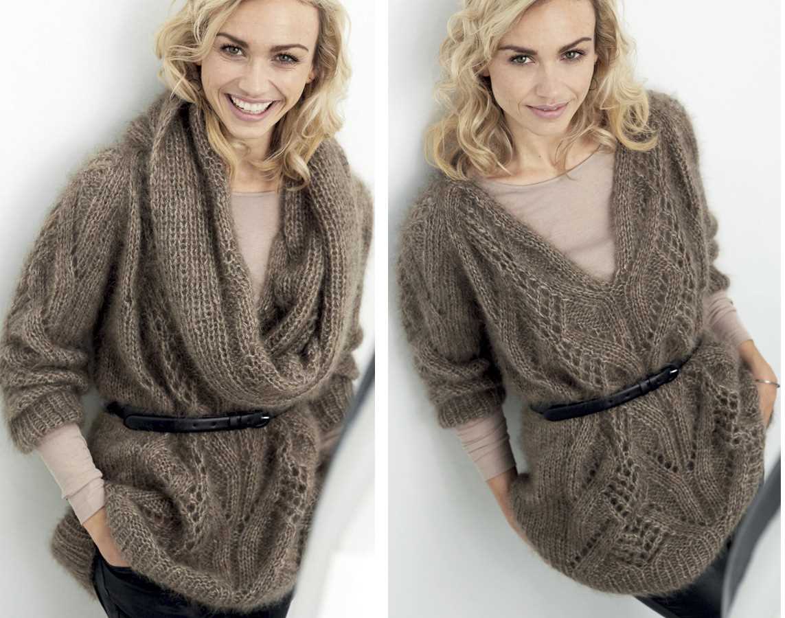 Free mohair bow knitting pattern