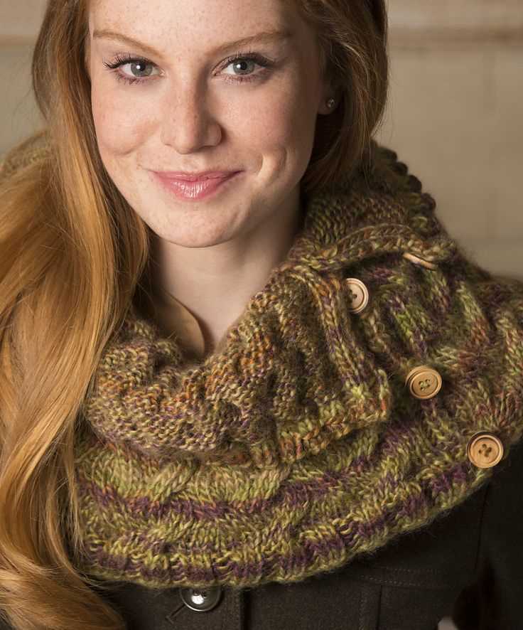 Free pattern for knitted cowl neck warmer