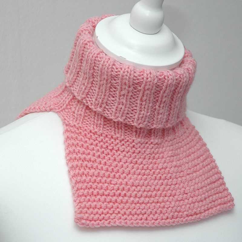 Free pattern for knitted cowl neck warmer