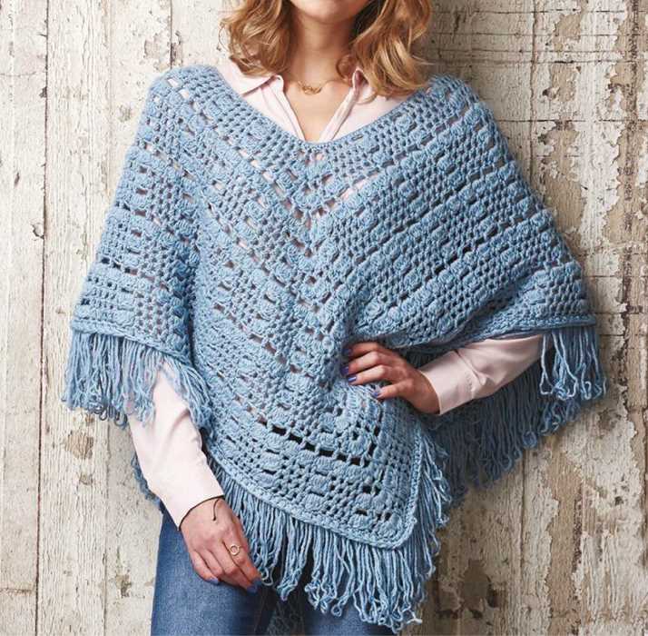 Free poncho knitting patterns for adults