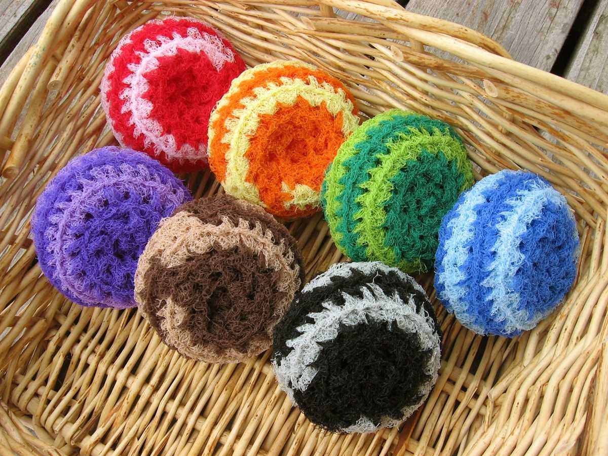 Knitting pattern for scrubbies