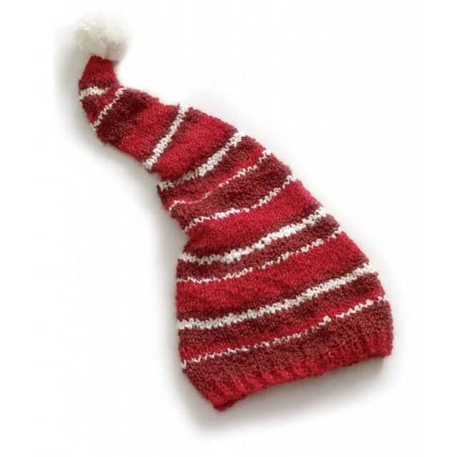 Stocking cap knit pattern