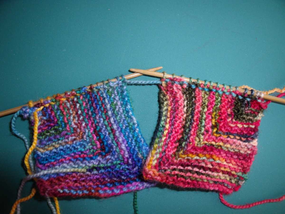 Sock yarn blanket knitting pattern