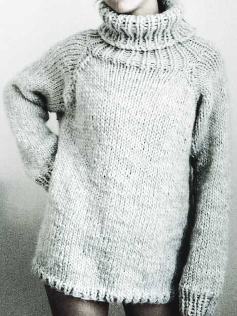 Free v neck jumper knitting pattern