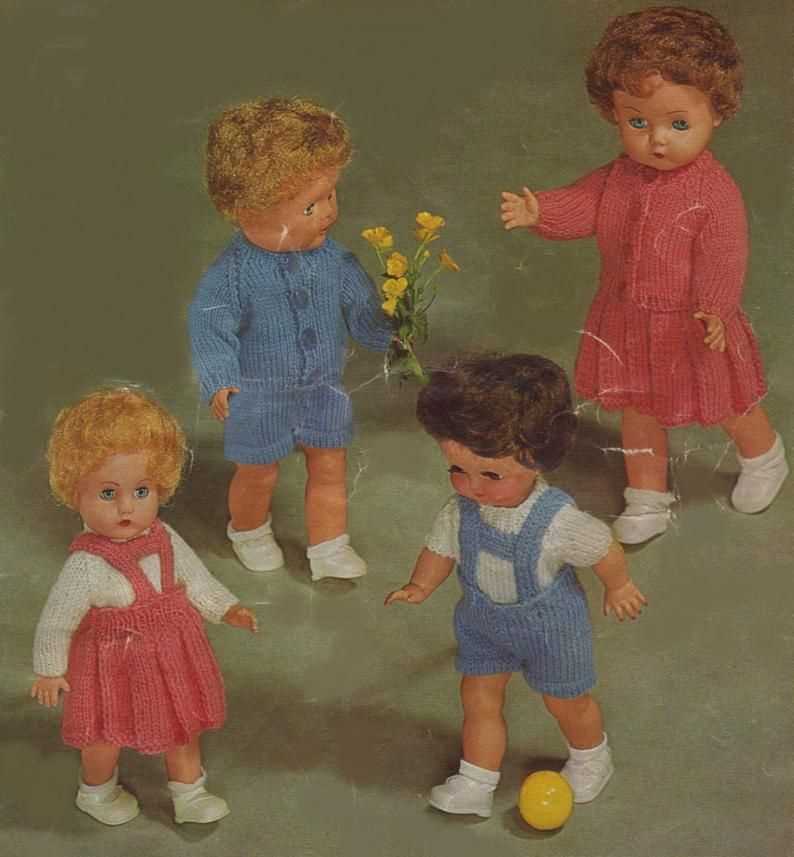 Free vintage knitting patterns for dolls