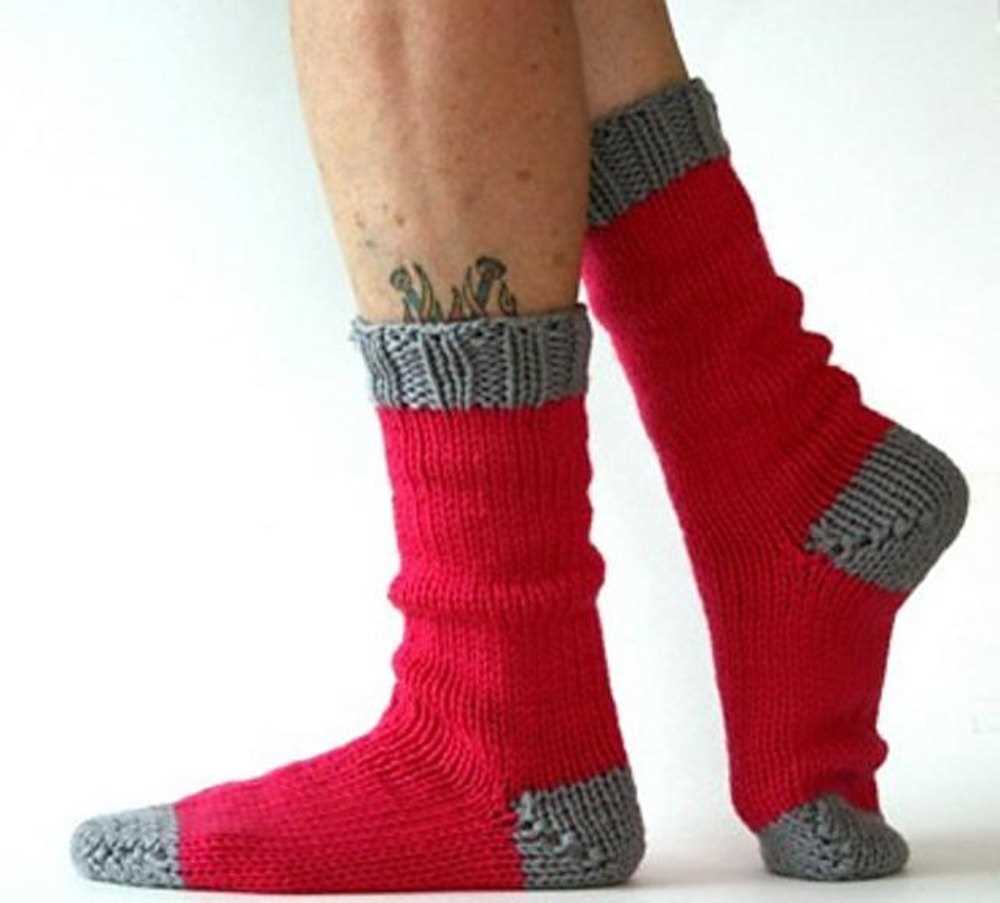 Men's knit sock pattern worsted weight yarn