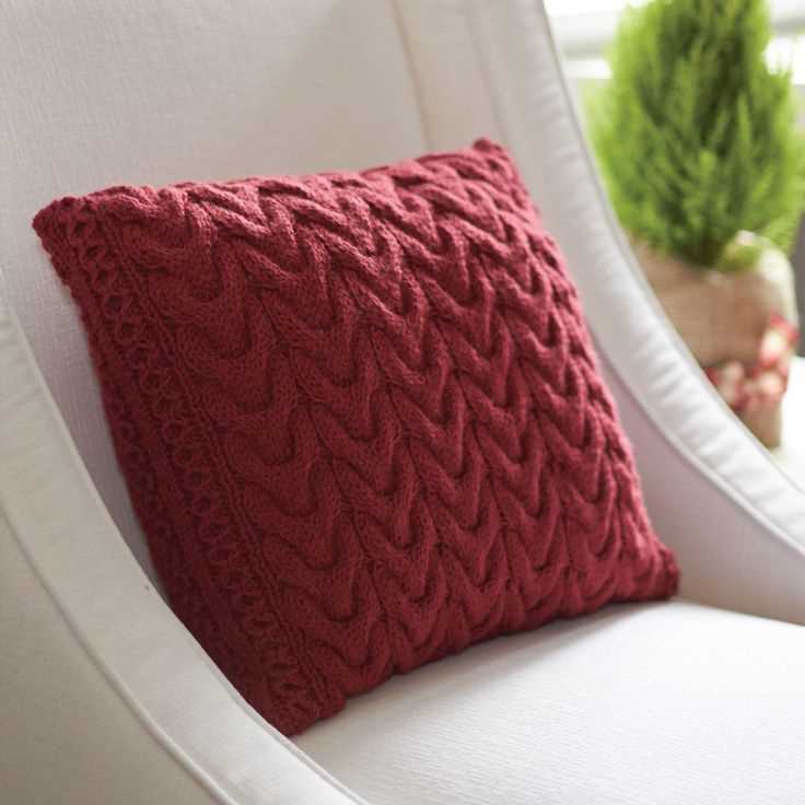 Free christmas cushion cover knitting patterns