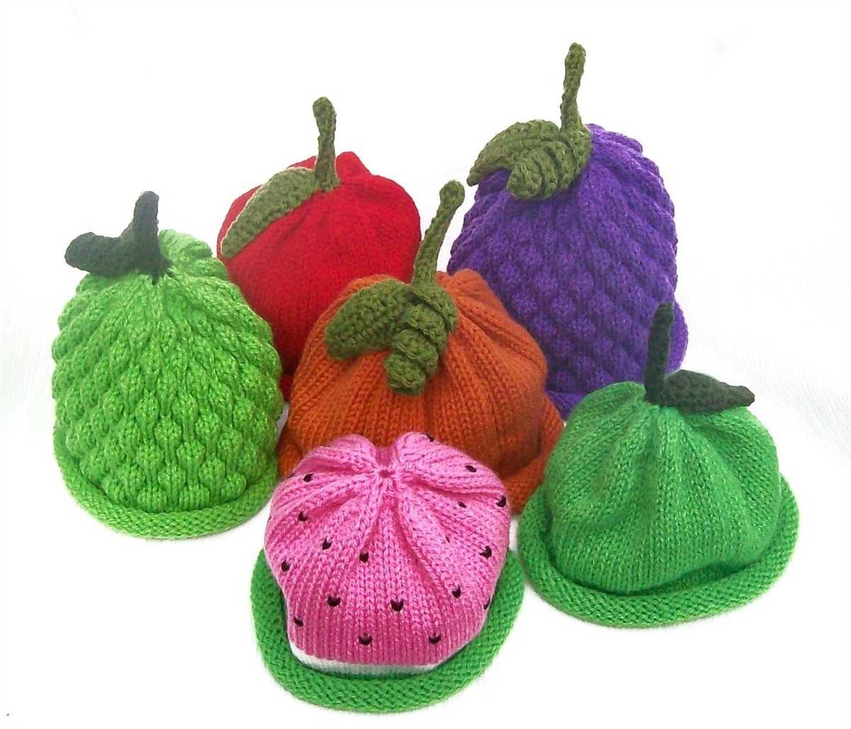 Fruit hat knitting pattern free