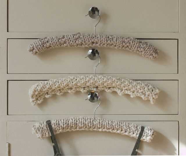 Stylish and Practical Knit Your Own Coat Hanger Covers! — free download