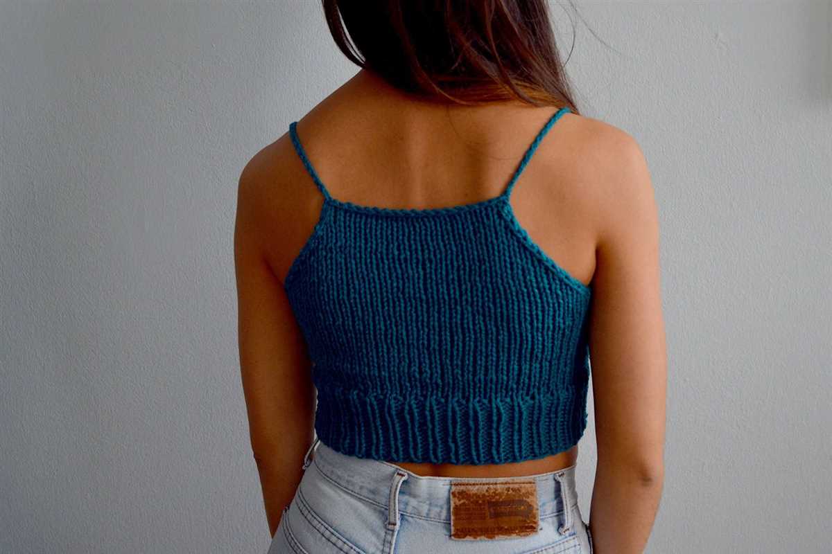 Easy knit top pattern