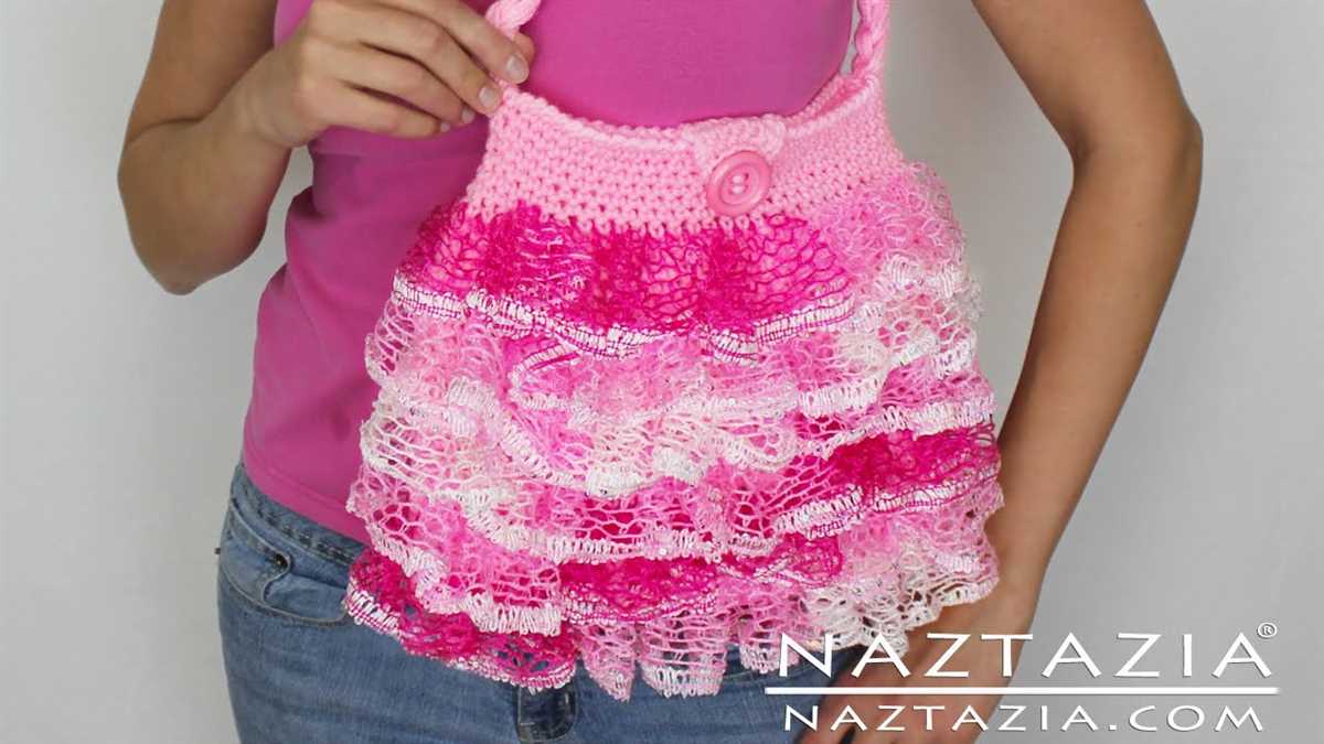 Starbella ruffle scarf knit pattern