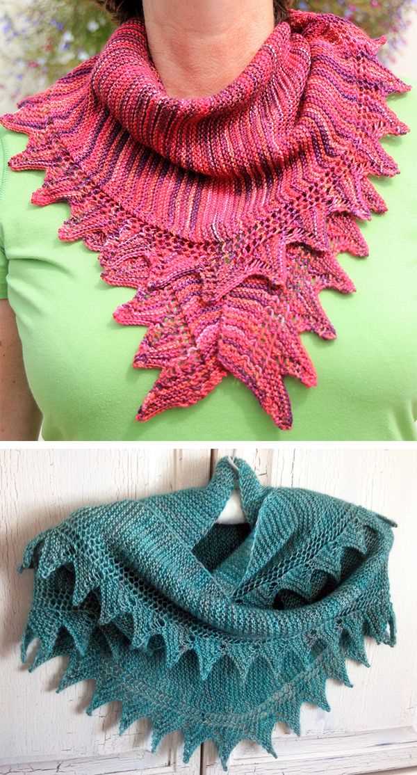 Loop knit scarf pattern