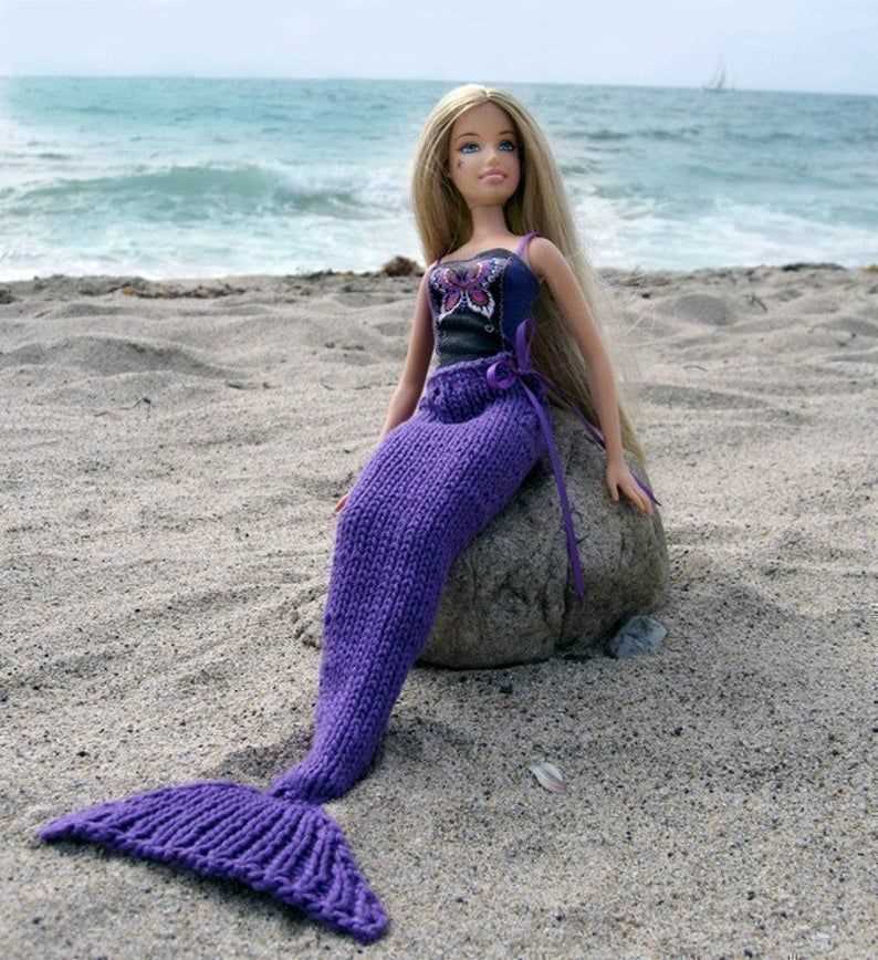 Knit mermaid tail pattern