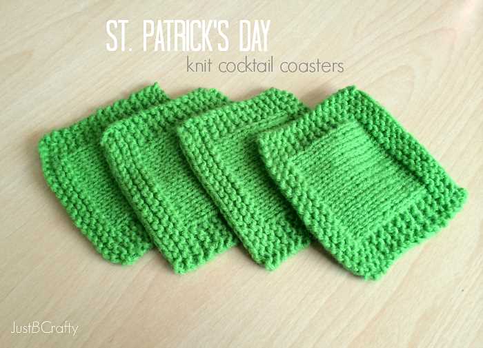 Knit coaster free pattern