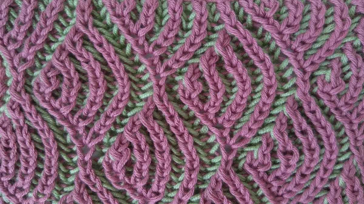A Knitting Pattern Inspired by Fish Scales Fish scale knitting pattern