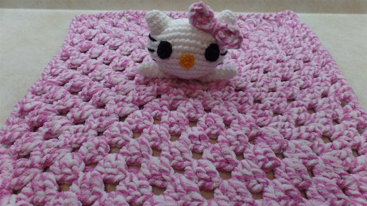 Free knitted lovey blanket pattern
