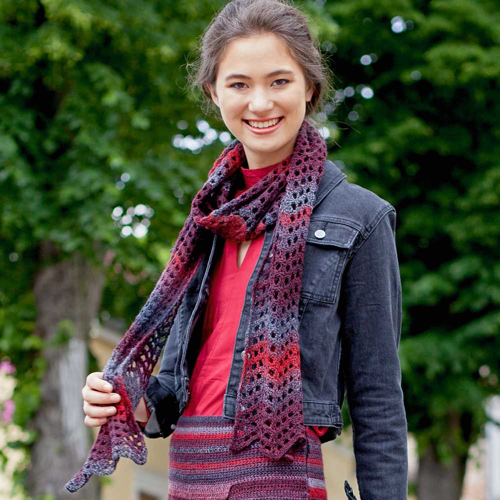 Extra long scarf knitting pattern