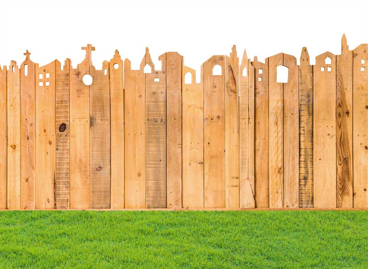 Knit fence pattern