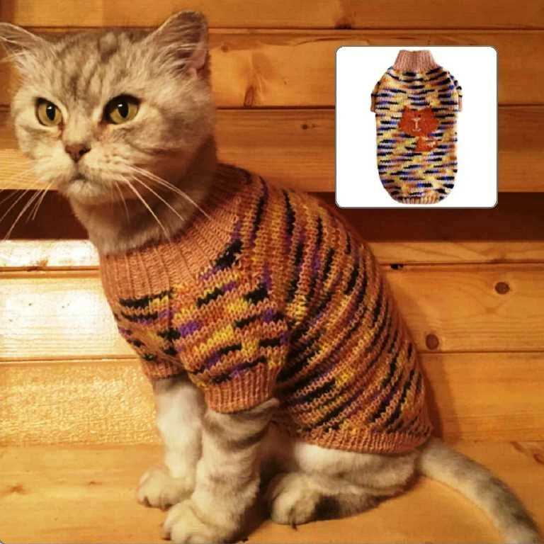 Knitted cat sweater patterns free