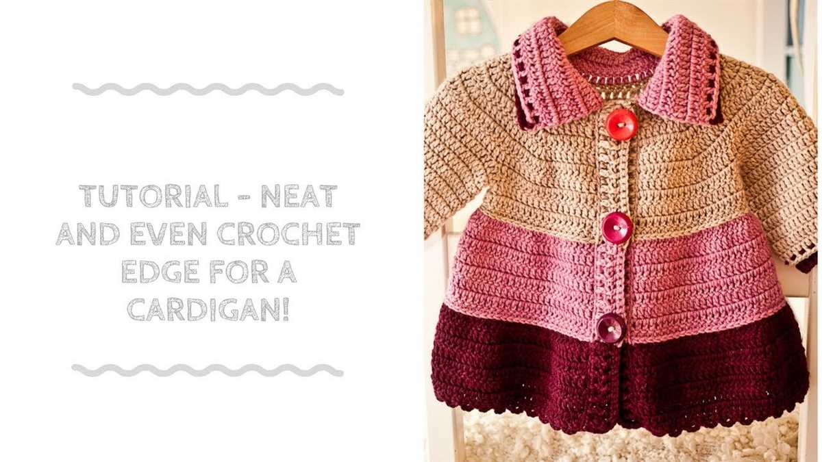 Edge to edge cardigan knitting pattern
