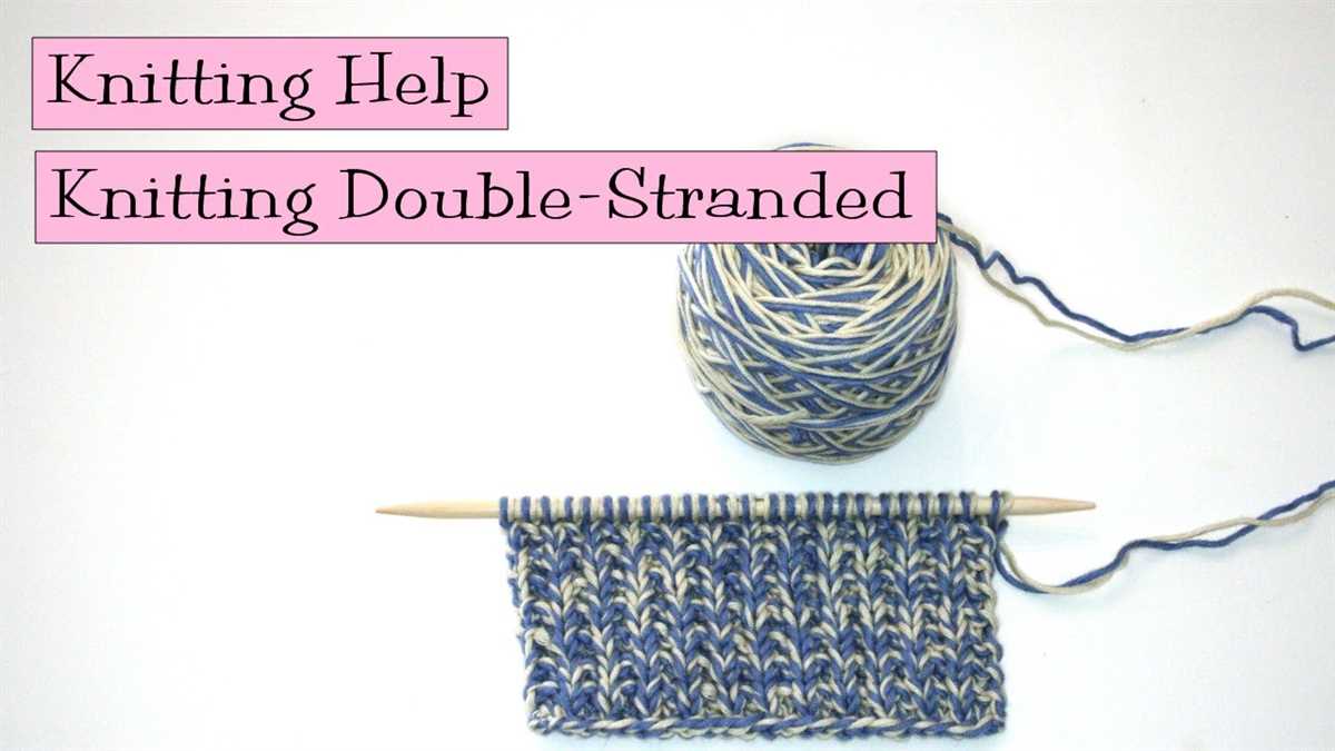 Corkscrew knitting pattern