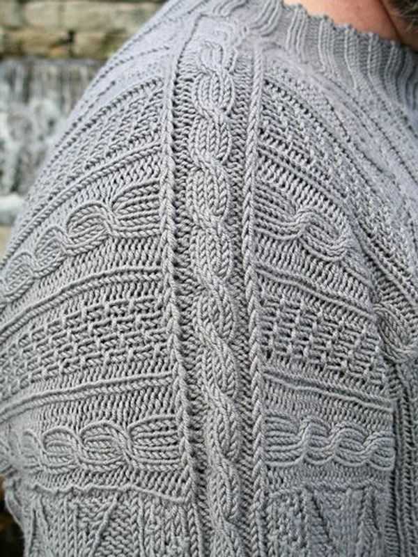 Fall sweater knitting pattern