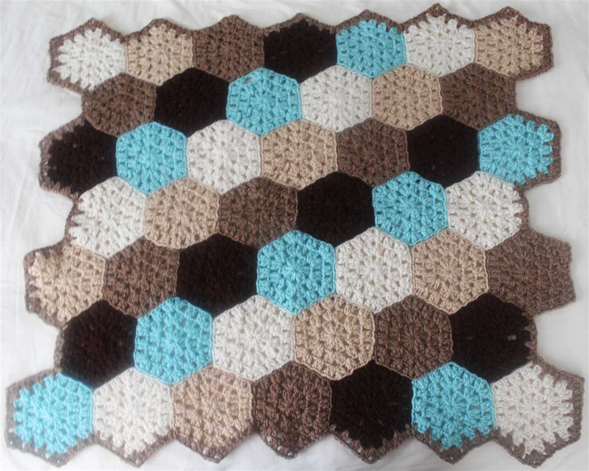 Honeycomb stroller blanket knitting pattern