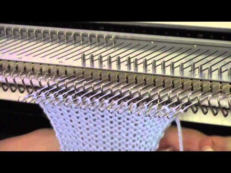 Knitting machine hat pattern