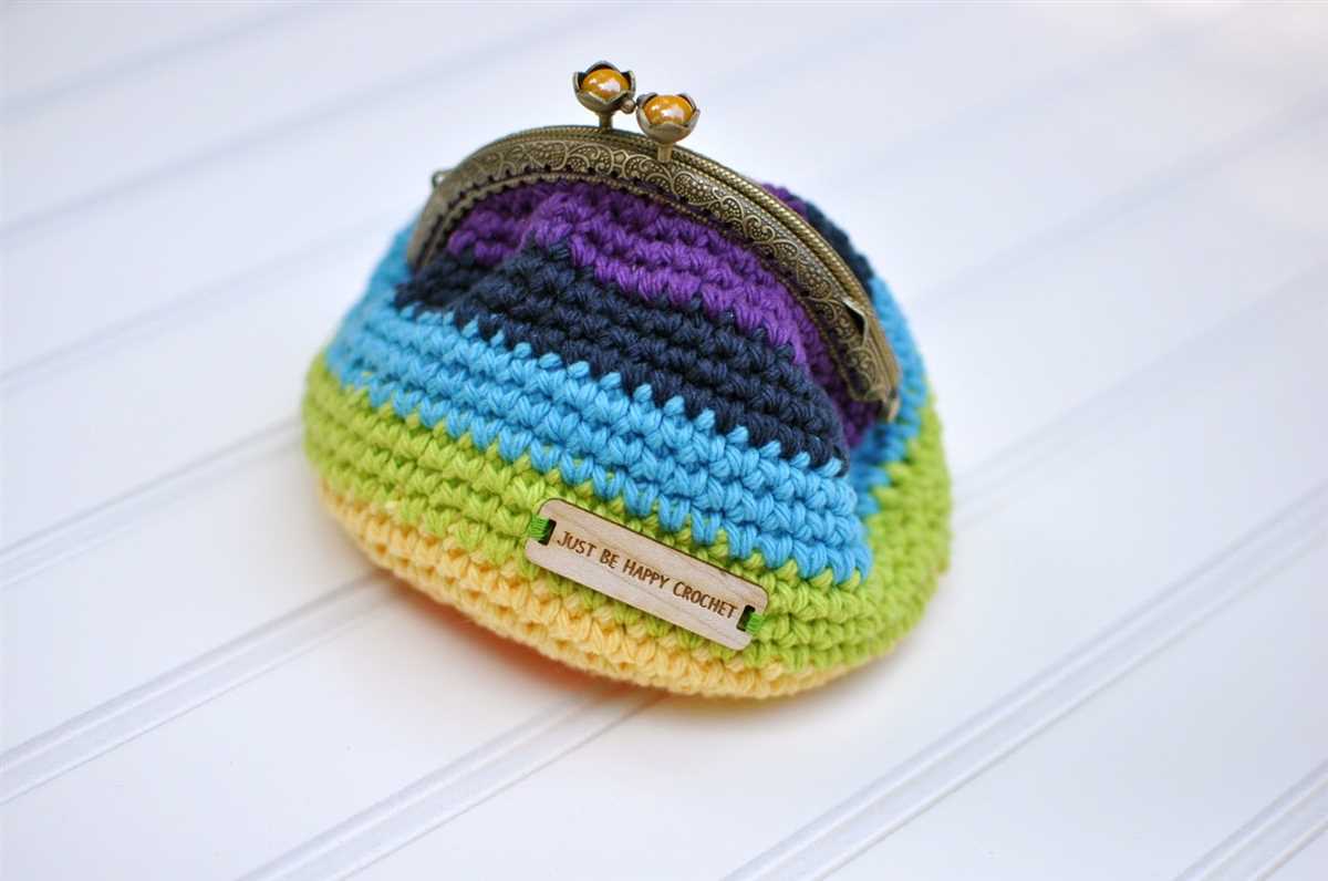 Knitted coin purse free pattern