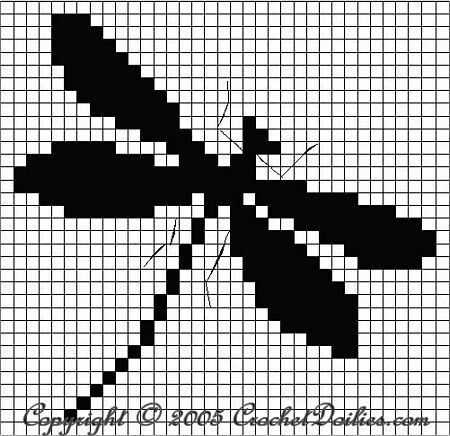 Dragonfly knitting pattern