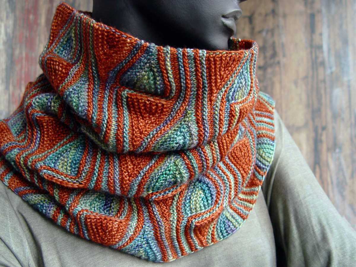 Patchwork scarf knitting pattern