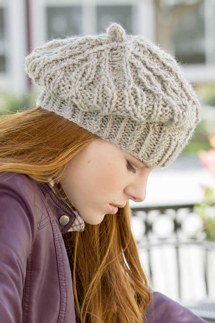 Free knit beret hat patterns