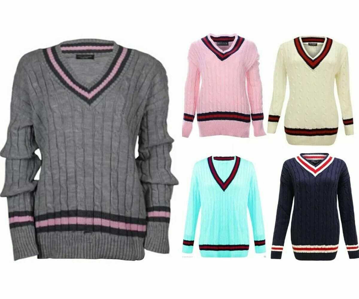 Ladies cricket jumper knitting pattern