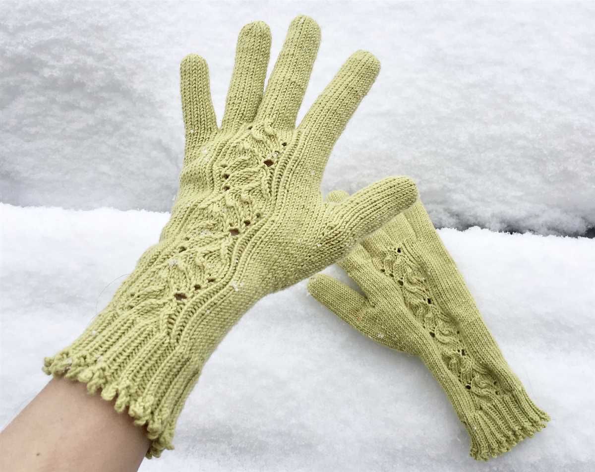 Free fingerless glove knitting pattern