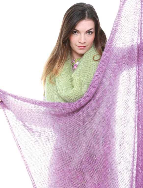 Mohair shawl knitting pattern