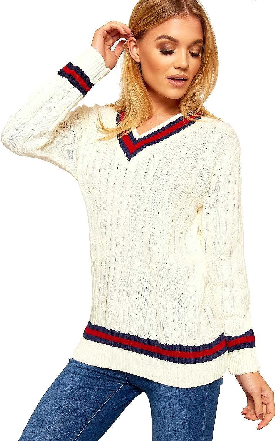 Ladies cricket jumper knitting pattern