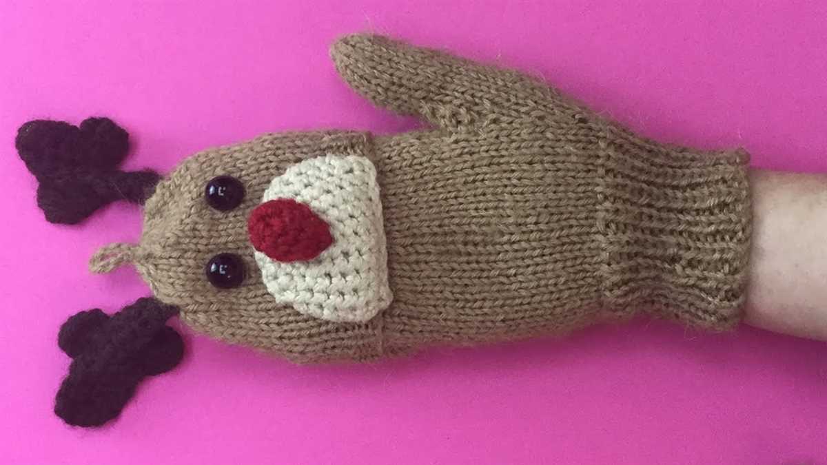Glove knitting pattern easy
