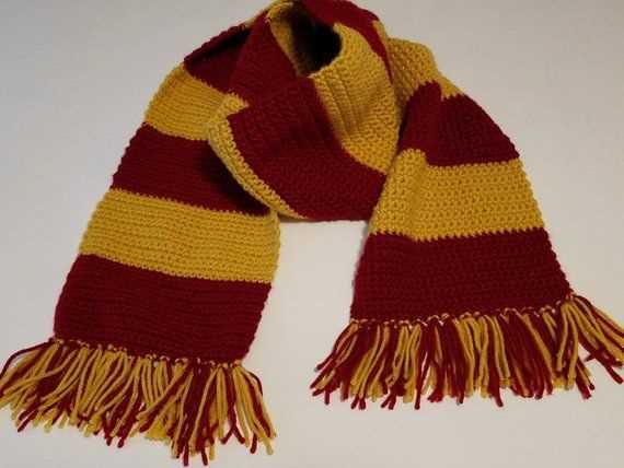 Gryffindor scarf knit pattern