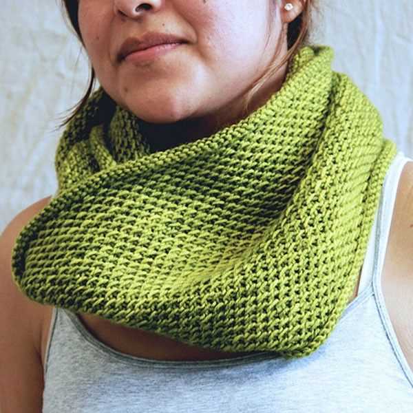 Honeycomb scarf knitting pattern
