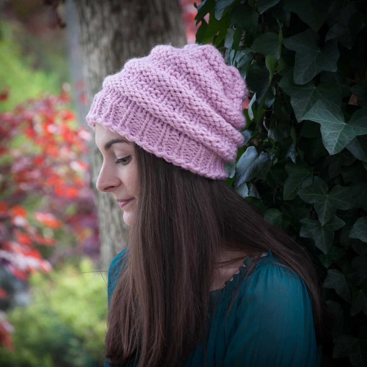Woolen hat knitting pattern