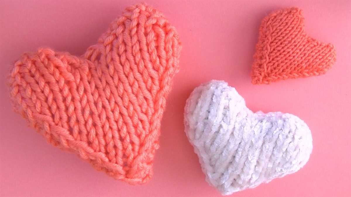Heart knitting patterns