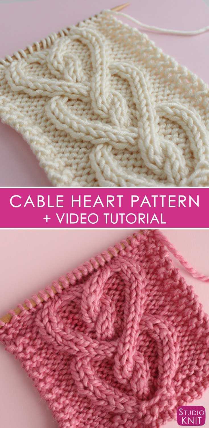 Heart knitting patterns