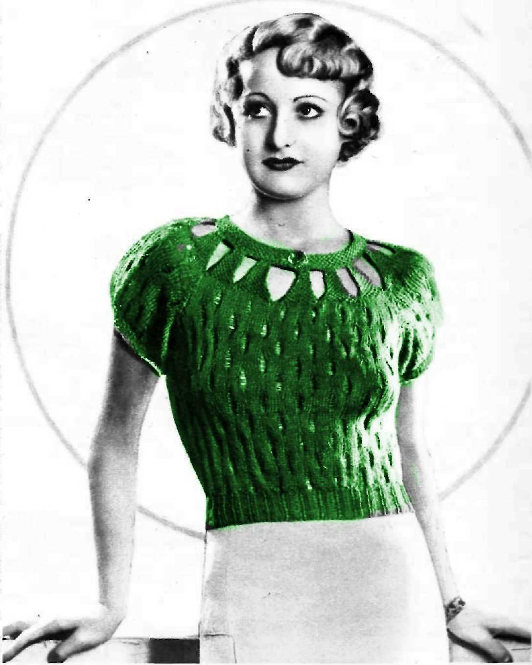Vintage inspired knitting patterns