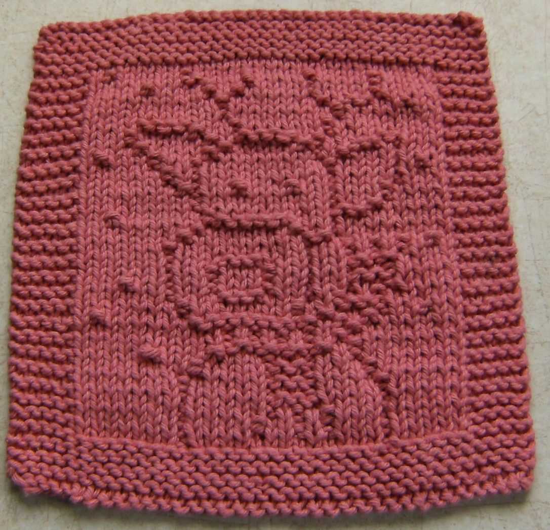 Christmas dishcloth knitting patterns free