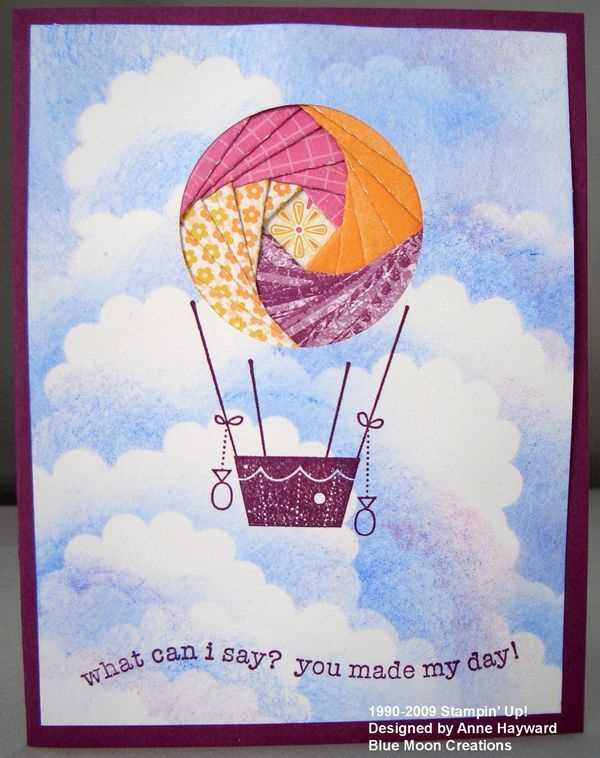 Hot air balloon knitting pattern